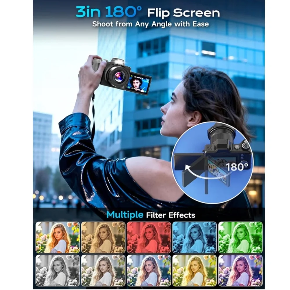 4K Digital Camera for Photography
